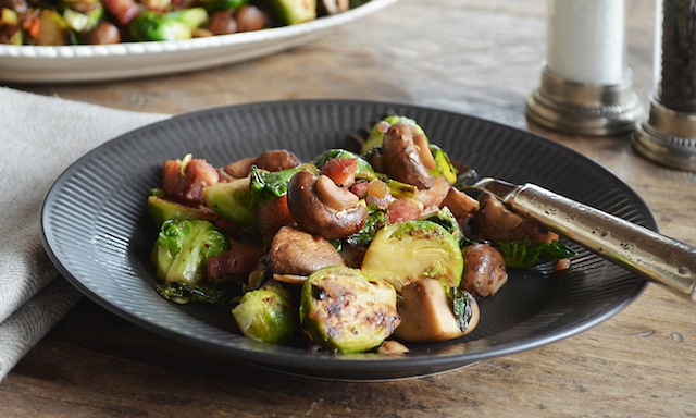 THE_RECIPE_GRINDER_BRUSSEL_SPROUTS_MUSHROOMS